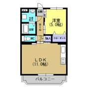 ヒルズ西伊敷A棟の間取り画像