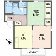ヘリテージ雅Ⅰ B棟の間取り画像