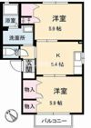 シャロン Ⅱ棟の間取り画像