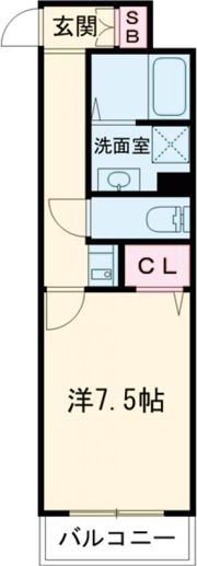 CITY SPIRE神戸元町Ⅱの間取り画像