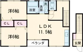 リバーサイド下田 C棟の間取り画像