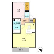 ヴェルドミール Bの間取り画像