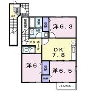 パレス フローリッシュの間取り画像