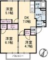 グレースフジ C棟の間取り画像