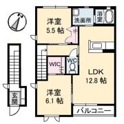 ガーデンクレス D棟の間取り画像