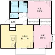コルティーレBの間取り画像