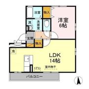 ラ ルーナ Bの間取り画像