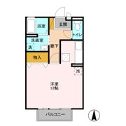 クレール Ⅰの間取り画像
