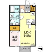 モナリエ東谷山の間取り画像