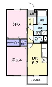スカイハイツ川井の間取り画像