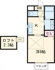ティーワン半城土の間取り画像