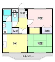 エヴァマンション高山の間取り画像