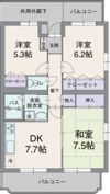 アビタシオン松長の間取り画像