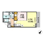プロムナード八幡の間取り画像