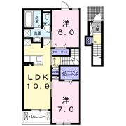 サン ヒルズ Aの間取り画像