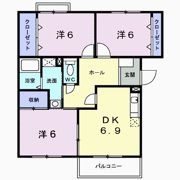 シティ・ウィンズBの間取り画像
