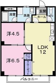 パルネット輝の間取り画像