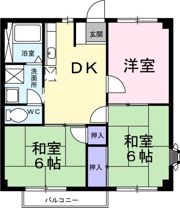 エスポワールBの間取り画像