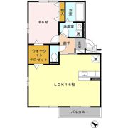 ハピネスヒルズの間取り画像