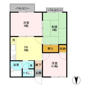 五番町ハイツの間取り画像