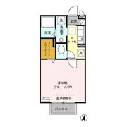 レジデンツ藤 Cの間取り画像