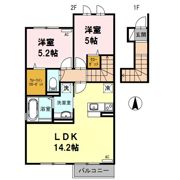 パセオ E棟の間取り画像
