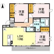 blossom（ブラッサム） A棟の間取り画像