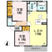 アクイーユ平成台の間取り画像