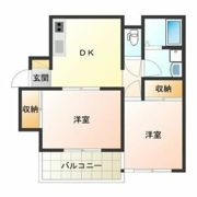 岩木ハイツの間取り画像