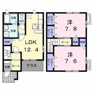 アミーゴ池尻Bの間取り画像