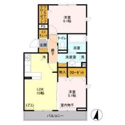 プレミール Aの間取り画像