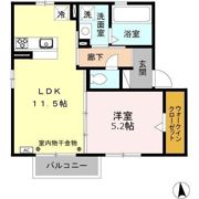 グローヴ Bの間取り画像