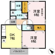 ハイツ トベラ C棟の間取り画像