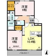 D-room桜町 B棟の間取り画像