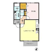 エテルナ須屋 B棟の間取り画像