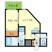 ONLYONE宝塚の間取り画像