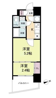 セレニテ神戸プリエの間取り画像
