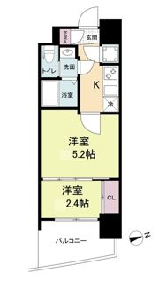 セレニテ神戸プリエの間取り画像
