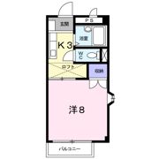 ジュネス一の宮の間取り画像