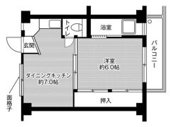 ビレッジハウス美濃加茂1号棟の間取り画像