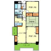 サンダモン北勘の間取り画像