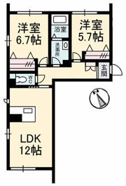 グランベレオ橘の間取り画像