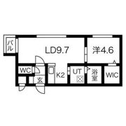 レジーナ南4条の間取り画像