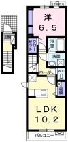 ディア ベルジュの間取り画像
