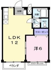 ワールドハイツ満永Ⅱの間取り画像