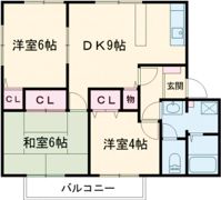 ドミール久保田 A棟の間取り画像