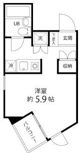 ドミトリー原町田の間取り画像