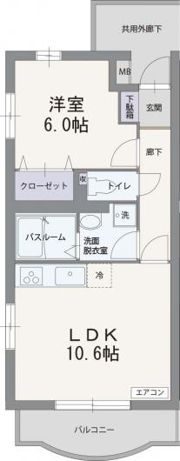 フィールドコート ステラの間取り画像