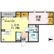 クレール Bの間取り画像