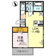 コンフォール大橋の間取り画像